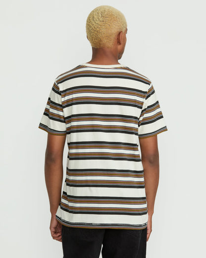 Men's Parotic Crew Short Sleeve Tee Off White - Volcom