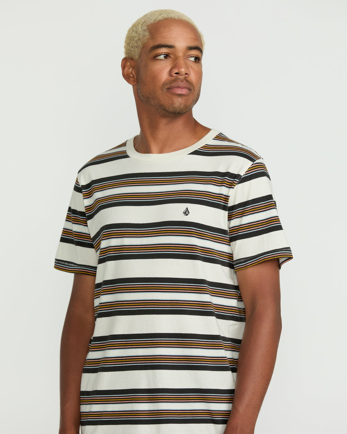 Men's Parotic Crew Short Sleeve Tee Off White - Volcom