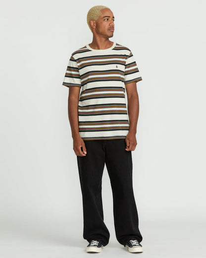 Men's Parotic Crew Short Sleeve Tee Off White - Volcom
