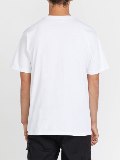 Men's Volcom Workwear Certifico Short Sleeve Tee White - Volcom