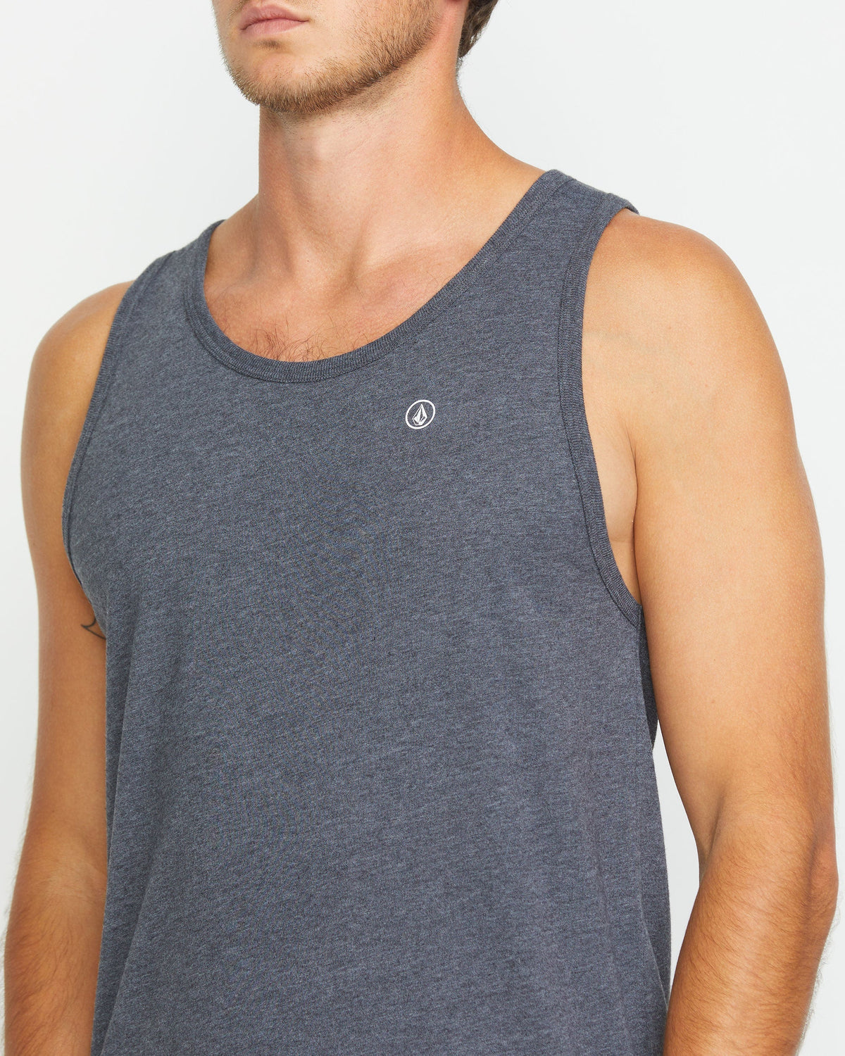 Men's Solid Heather Tank Dark Black Heather - Volcom