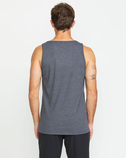 Men's Solid Heather Tank Dark Black Heather - Volcom