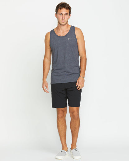 Men's Solid Heather Tank Dark Black Heather - Volcom
