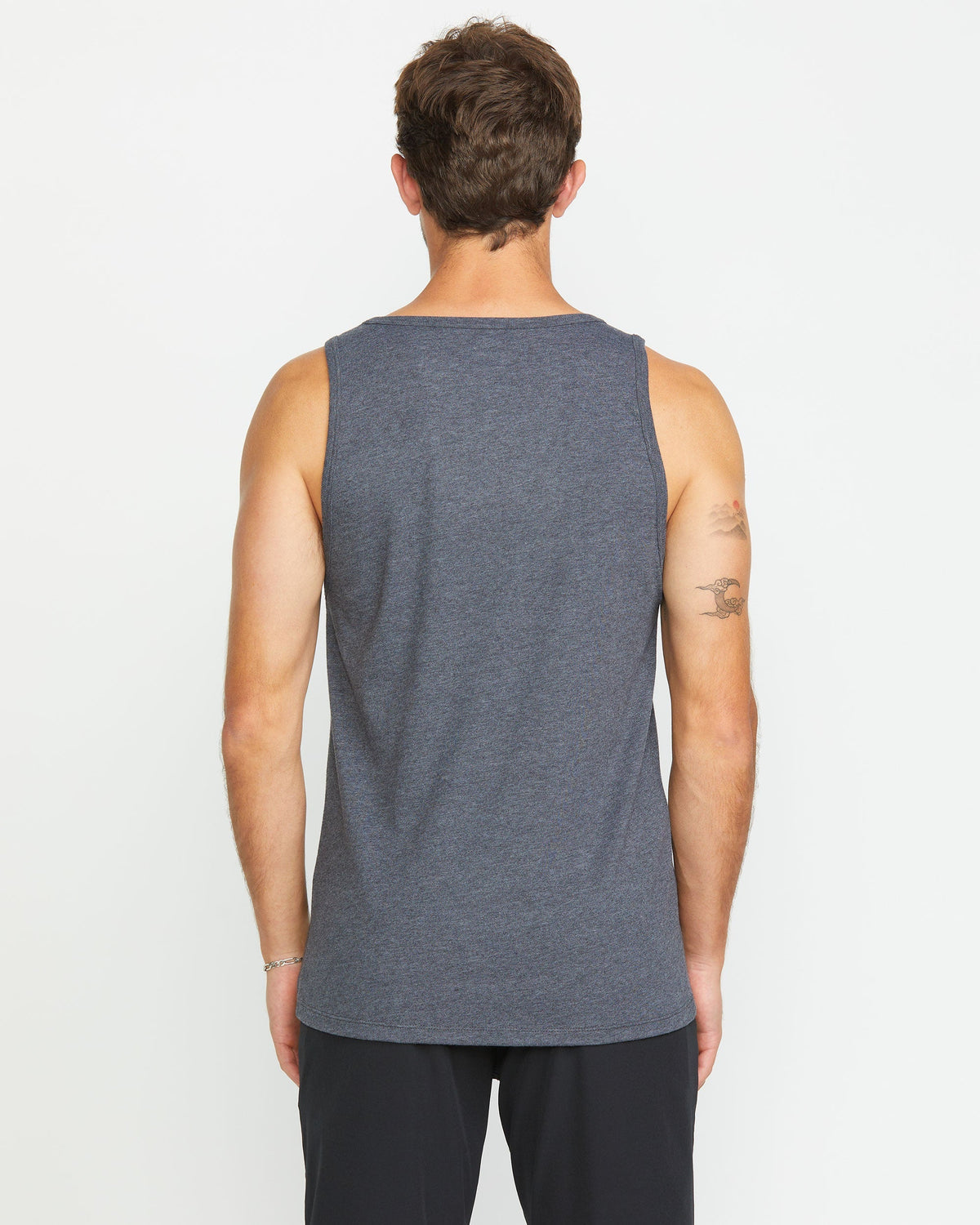 Men's Solid Heather Tank Dark Black Heather - Volcom