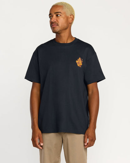 Men's Featured Artist Callum Rooney Short Sleeve Tee Antique Black - Volcom