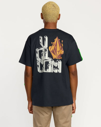 Men's Featured Artist Callum Rooney Short Sleeve Tee Antique Black - Volcom