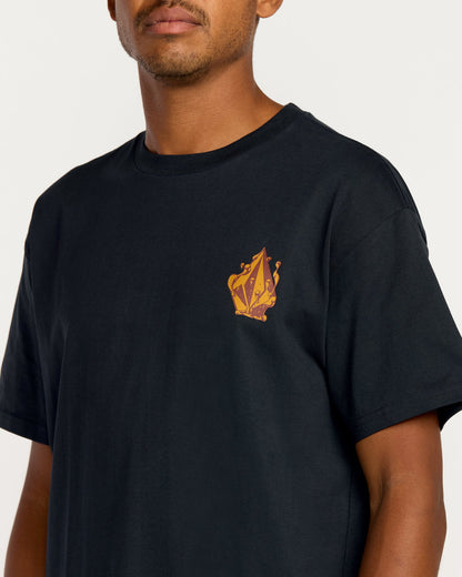 Men's Featured Artist Callum Rooney Short Sleeve Tee Antique Black - Volcom