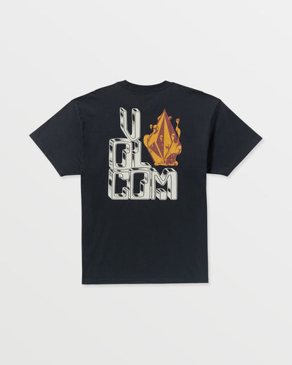 Men's Featured Artist Callum Rooney Short Sleeve Tee Antique Black - Volcom
