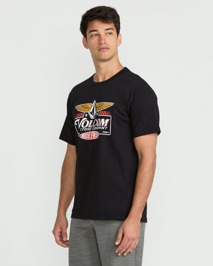 Men's Revel Short Sleeve Tee Black - Volcom