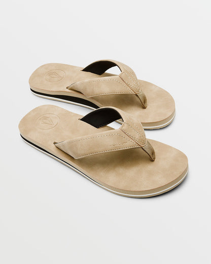 Men's Victor Sandals LX Sandals Tan - Volcom