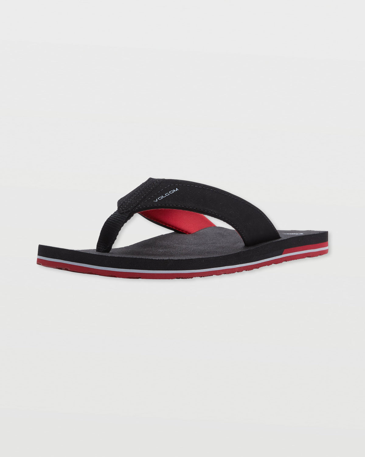 Men's Victor Sandals Black/Red - Volcom