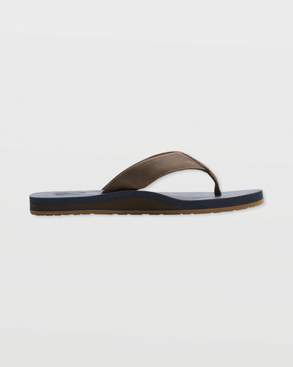 Men's Victor Sandals LX Sandals Navy Combo - Volcom