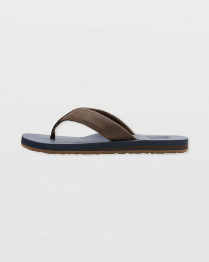 Men's Victor Sandals LX Sandals Navy Combo - Volcom